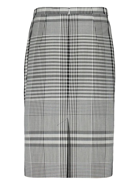 Burberry checked midi skirt - Black - zdjęcie produktu nr 2