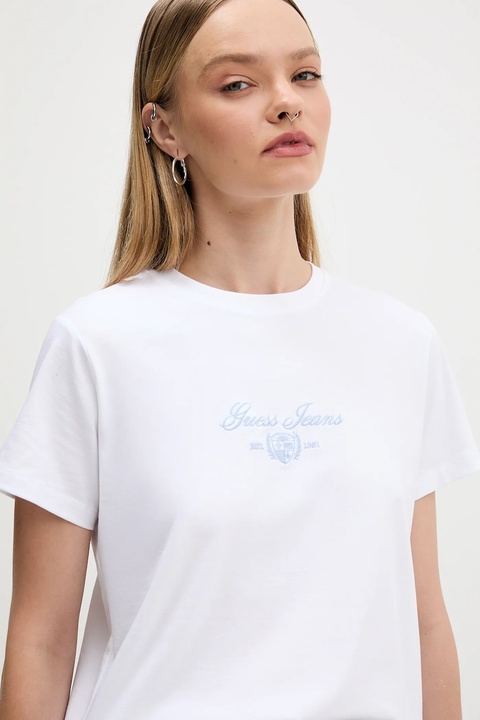 Guess Jeans t-shirt damski kolor biały W5BI09 J1314 - zdjęcie produktu nr 2