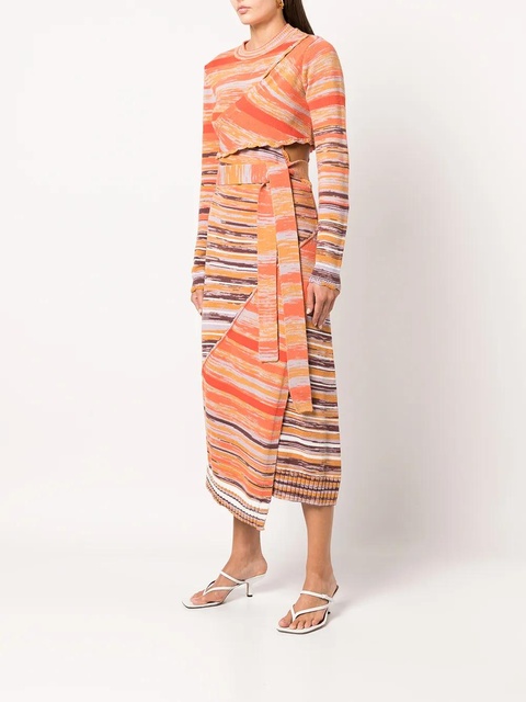 Simkhai space dye knitted dress - Orange - zdjęcie produktu nr 2