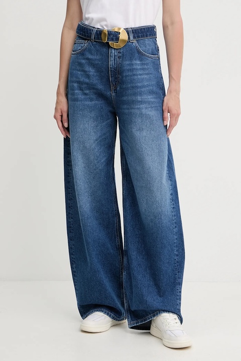 Twinset jeansy damskie kolor niebieski 252TP2570 - zdjęcie produktu nr 1