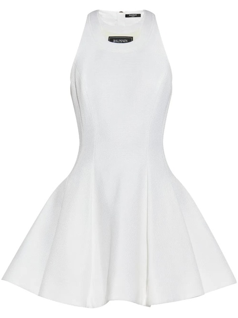 Balmain pleated mini dress - White - zdjęcie produktu nr 1