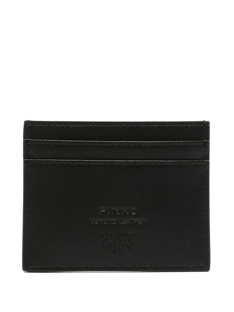 PINKO leather card holder - Black - zdjęcie produktu nr 2