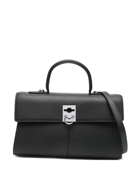 Cafuné Medium Stance grain leather crossbody bag - Black - zdjęcie produktu nr 1