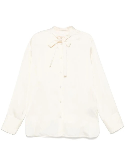 Jil Sander satin shirt - Neutrals - zdjęcie produktu nr 1