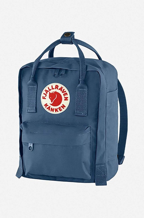 Fjallraven plecak Kanken Mini kolor niebieski duży gładki F23561.540-540 - zdjęcie produktu nr 2