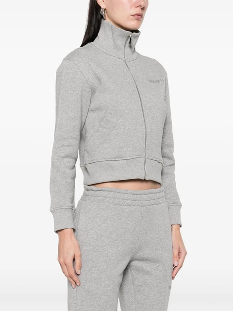 The Attico logo-appliqué sweatshirt - Grey - zdjęcie produktu nr 2