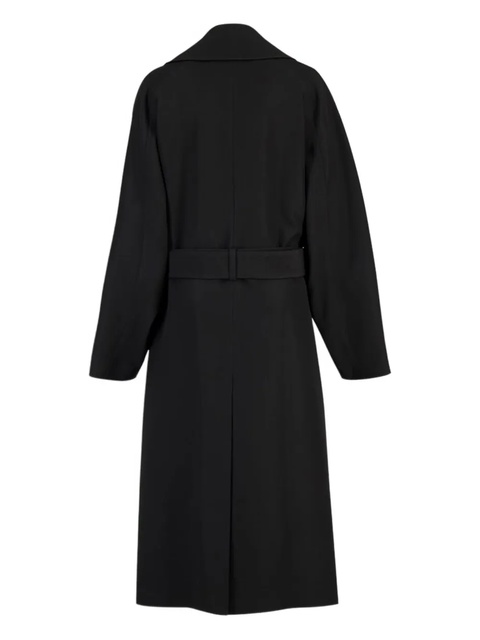 Saint Laurent double-breasted belted trench coat - Black - zdjęcie produktu nr 1