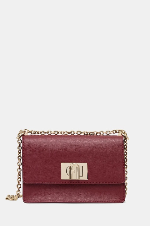 Furla torebka skórzana 1927 kolor bordowy BAFKACO.ARE000.CGQ00 - zdjęcie produktu nr 1