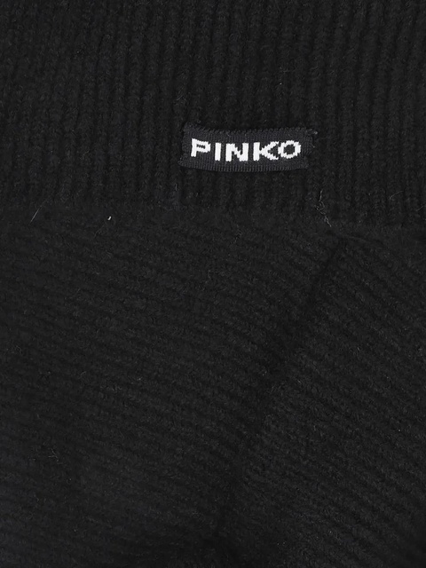 PINKO hood-detail scarf - Black - zdjęcie produktu nr 1