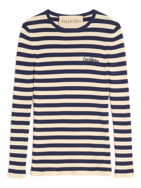 Valentino Garavani Chez-motif sweater - Blue - zdjęcie produktu nr 2