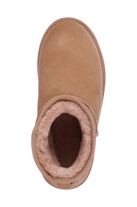 Emu Australia Śniegowce zamszowe Stinger Micro damskie kolor brązowy na płaskim obcasie ocieplone W10937 - zdjęcie produktu nr 2