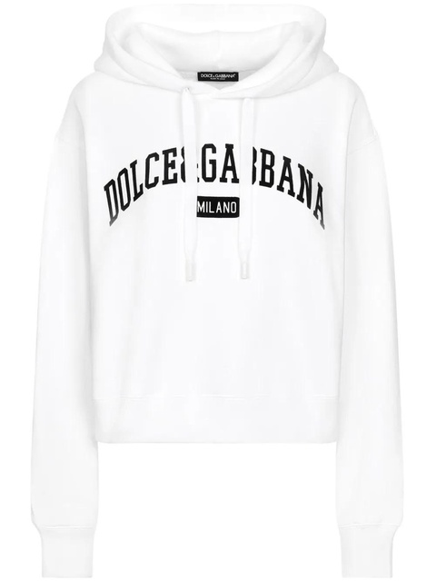 Dolce & Gabbana logo-print hoodie - White - zdjęcie produktu nr 1