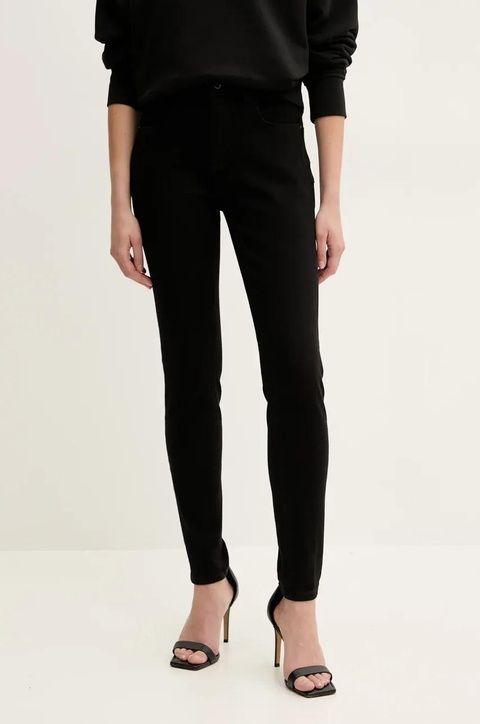 Guess jeansy damskie kolor czarny W5RA34 D5LM1 - zdjęcie produktu nr 1