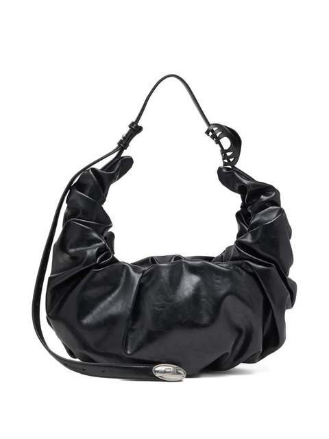 Diesel large Grab-D scrunched shoulder bag - Black - zdjęcie produktu nr 2