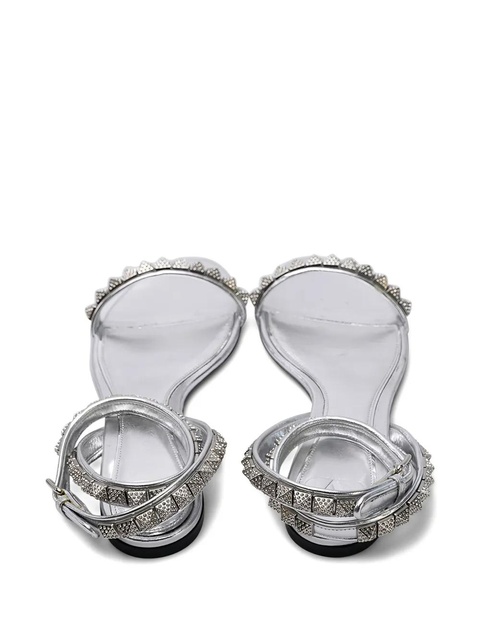 Valentino Garavani stud-embellished strap sandals - Silver - zdjęcie produktu nr 2