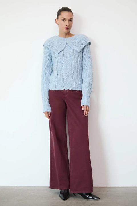 Medicine sweter damski kolor niebieski - zdjęcie produktu nr 1