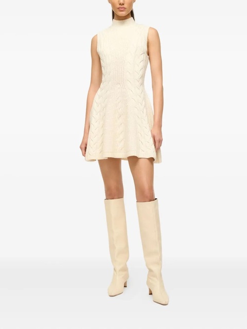 STAUD Charade dress - Neutrals - zdjęcie produktu nr 2