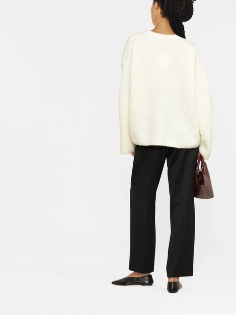 TOTEME oversized organic wool-blend jumper - Neutrals - zdjęcie produktu nr 2