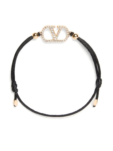 Valentino Garavani VLogo Signature bracelet - Black - zdjęcie produktu nr 1