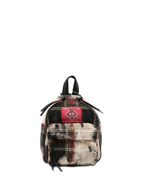 Vivienne Westwood George tartan-print backpack - Black - zdjęcie produktu nr 1