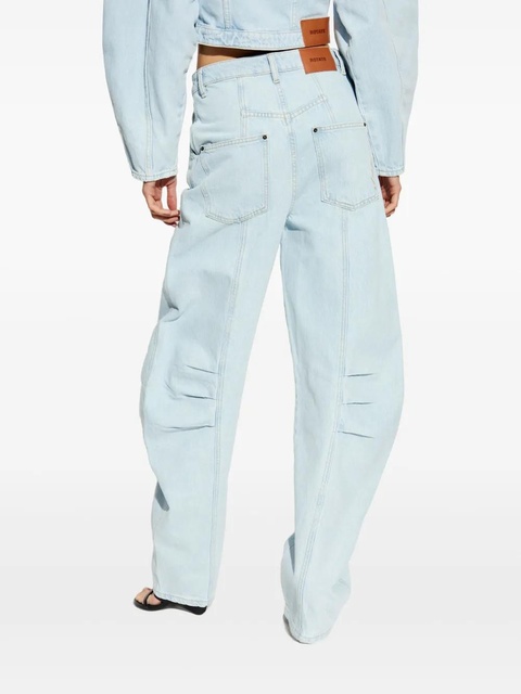 ROTATE BIRGER CHRISTENSEN wide-leg cargo jeans - Blue - zdjęcie produktu nr 2