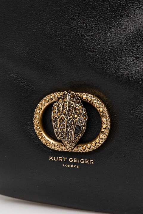 Kurt Geiger London torebka skórzana CHELSEA kolor czarny 4978900109 - zdjęcie produktu nr 2