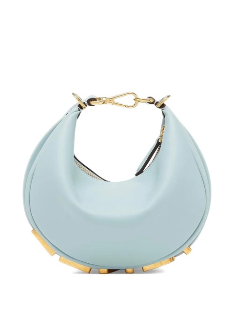 FENDI mini Fendigraphy leather tote bag - Blue - zdjęcie produktu nr 1