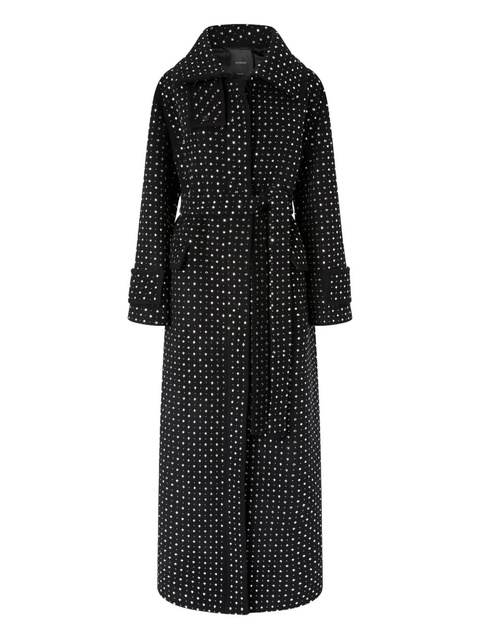 PINKO crystal-embellished coat - Black - zdjęcie produktu nr 1