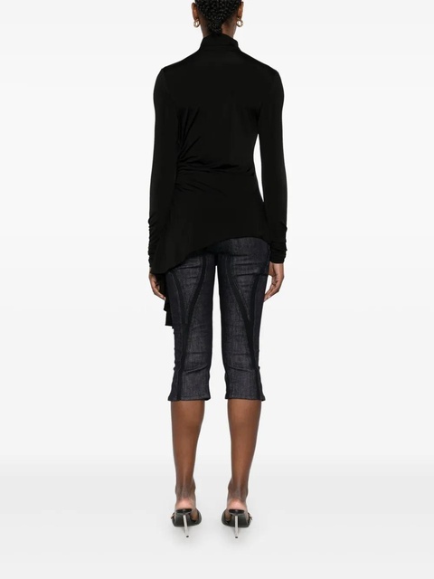 Off-White draped mini dress - Black - zdjęcie produktu nr 2