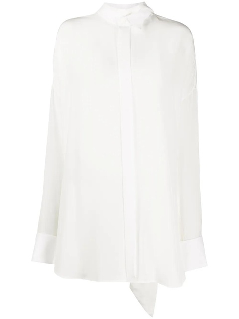 Balenciaga tuxedo scarf shirt - White - zdjęcie produktu nr 1