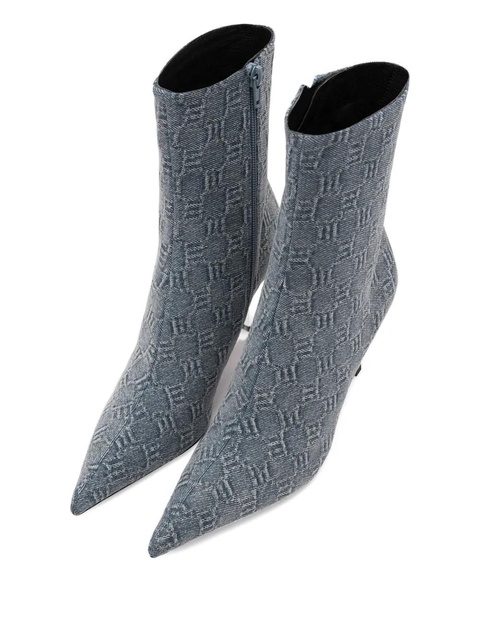 MISBHV 75mm Sasha monogram fading ankle boot - Blue - zdjęcie produktu nr 2