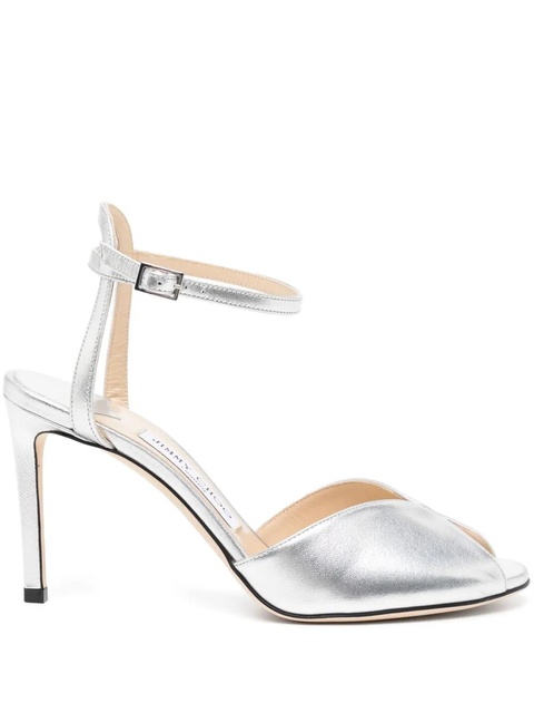 Jimmy Choo 85mm Sacora sandals - Silver - zdjęcie produktu nr 1