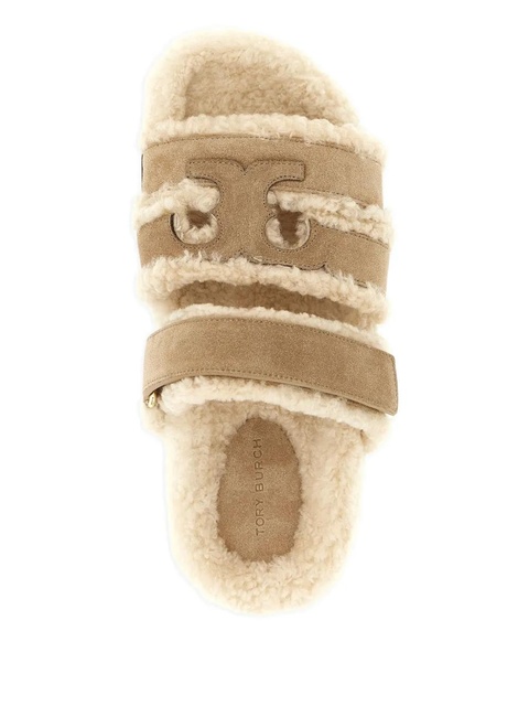 Tory Burch Ines shearling slides - Neutrals - zdjęcie produktu nr 2
