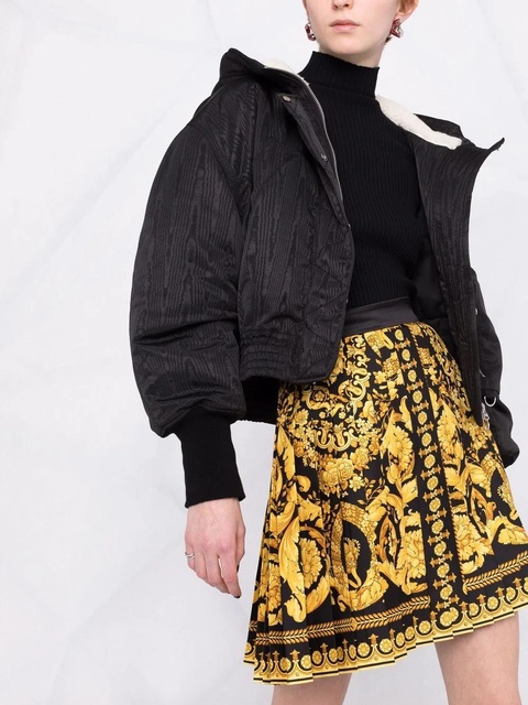 Versace Barocco pleated skirt - Black - zdjęcie produktu nr 2