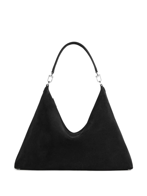 TOTEME bevel suede shoulder bag - Black - zdjęcie produktu nr 1