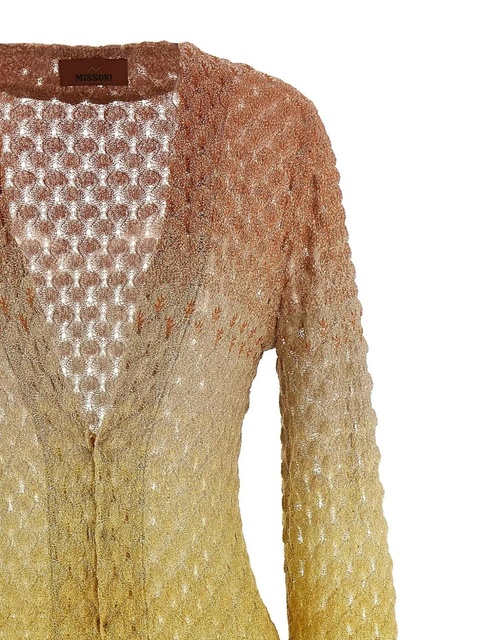 Missoni open-knit cardigan - Yellow - zdjęcie produktu nr 2