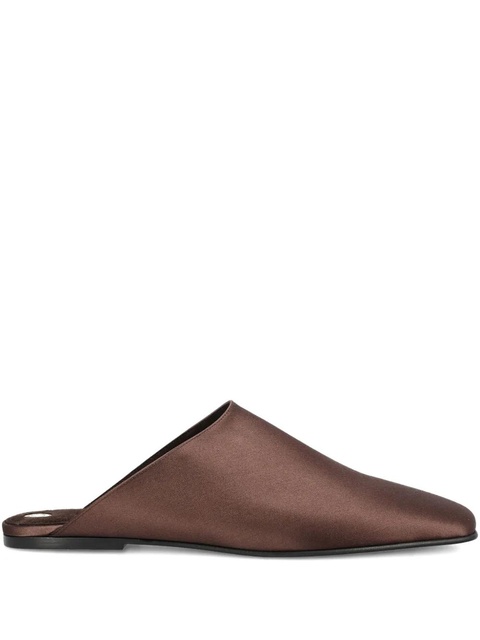 Loro Piana satin mules - Brown - zdjęcie produktu nr 1