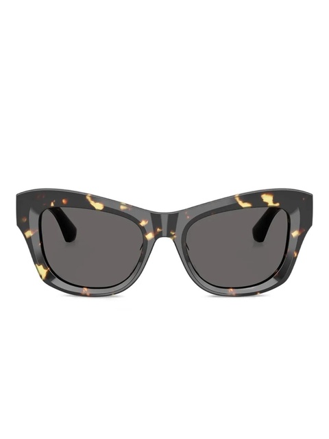 Burberry Eyewear tortoiseshell geometric sunglasses - Brown - zdjęcie produktu nr 1