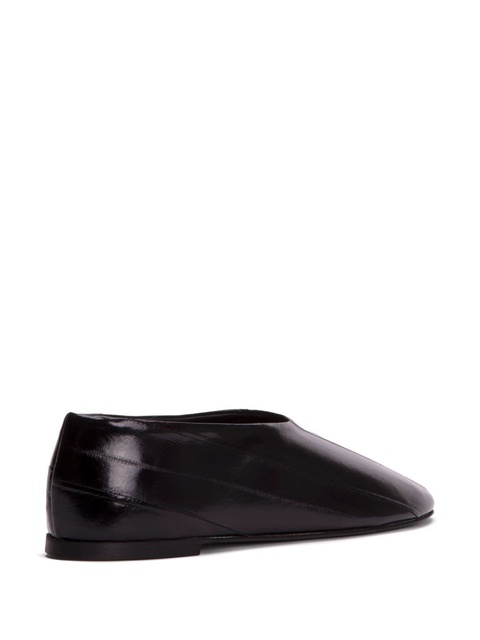 Proenza Schouler Glove eel-skin slippers - Black - zdjęcie produktu nr 2