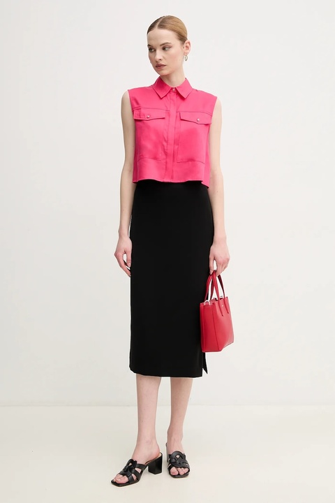 Marc Aurel spódnica kolor czarny midi ołówkowa 2315-2010-92875 - zdjęcie produktu nr 2