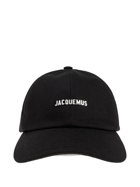 Jacquemus Gadjo logo-plaque baseball cap - Black - zdjęcie produktu nr 1