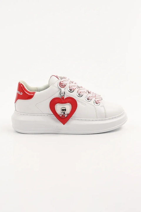 Karl Lagerfeld sneakersy skórzane KAPRI damskie kolor biały KL62514V - zdjęcie produktu nr 1