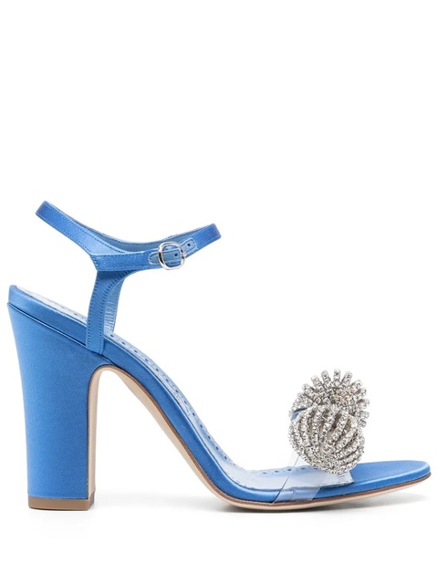 Manolo Blahnik Ostria 90mm star-embellished sandals - Blue - zdjęcie produktu nr 2