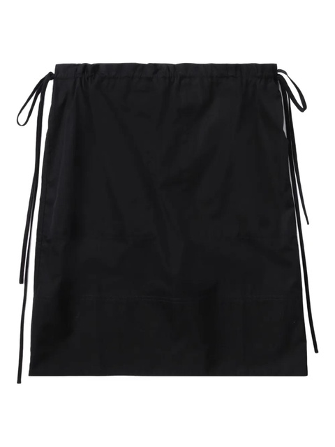 TOTEME drawstring-waist skirt - Black - zdjęcie produktu nr 1