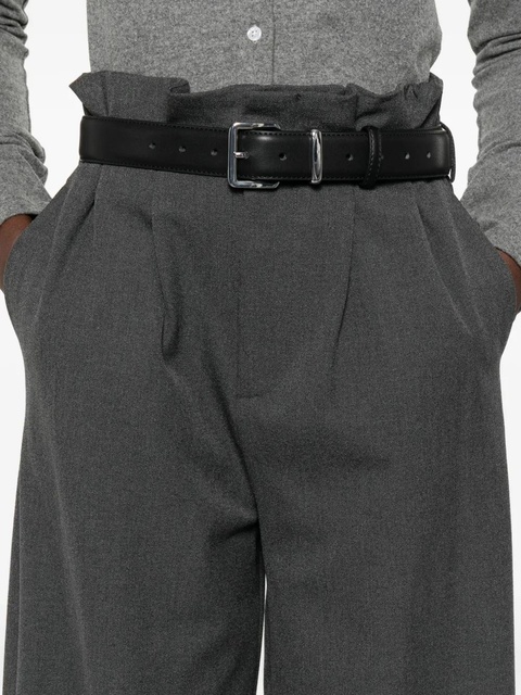 Eleh belted-waist trousers - Grey - zdjęcie produktu nr 2
