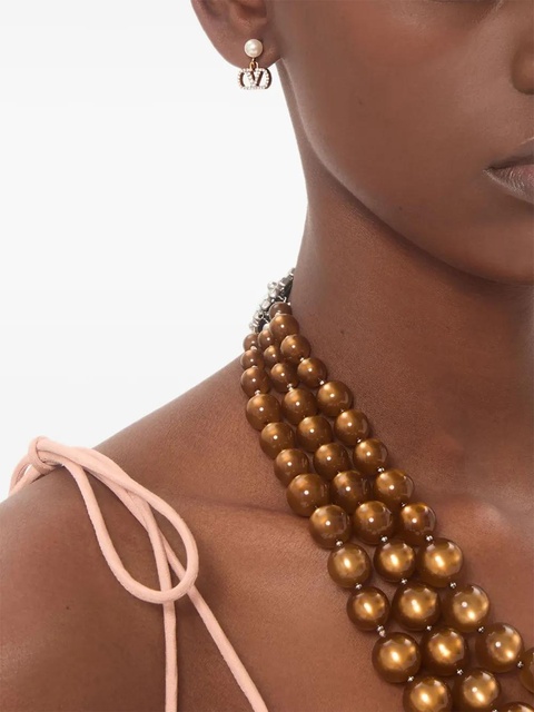 Valentino Garavani Vlogo earrings - Gold - zdjęcie produktu nr 2