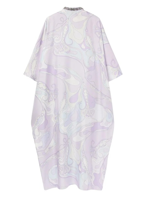 PUCCI crystal-embellished kaftan - Purple - zdjęcie produktu nr 2
