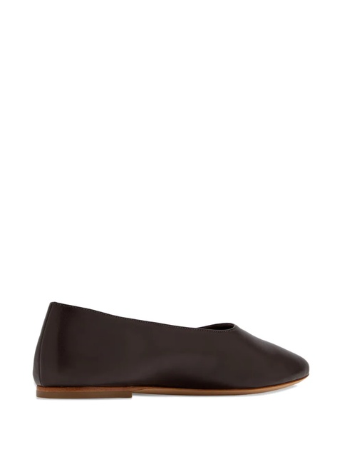 STAUD Alba leather ballet flats - Brown - zdjęcie produktu nr 2