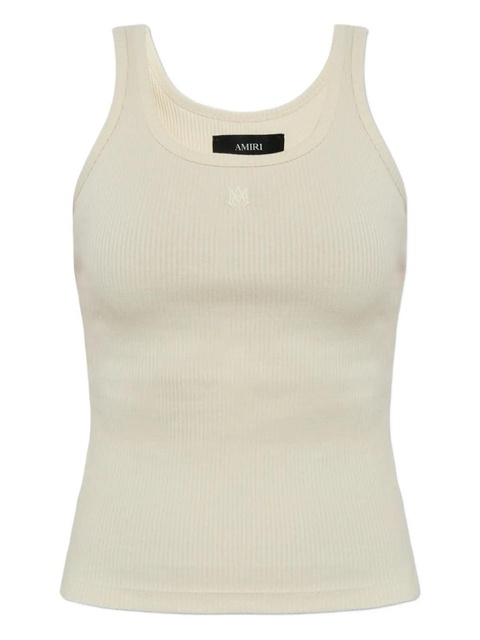 AMIRI ribbed sleeveless tank top - Neutrals - zdjęcie produktu nr 1