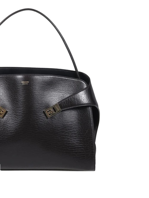 Ferragamo buckled leather shoulder bag - Brown - zdjęcie produktu nr 2
